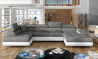 Couchgarnitur Rodrigo U Schlaffunktion Bettkasten Sofa Couch Wohnlandschaft