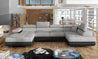 Couchgarnitur Rodrigo U Schlaffunktion Bettkasten Sofa Couch Wohnlandschaft