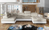Couchgarnitur Rodrigo U Schlaffunktion Bettkasten Sofa Couch Wohnlandschaft