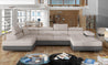 Couchgarnitur Rodrigo U Schlaffunktion Bettkasten Sofa Couch Wohnlandschaft