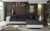 Pieretta Sofa Couch Garnitur Sofagarnitur Schlaffunktion Wohnlandschaft Eckcouch