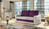 Sofa Wave mit Schlaffunktion und Bettkasten.