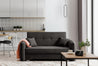 Laine 2-3 Sitzer Sofa mit Schlaffunktion und Bettkasten Federkern