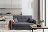 Laine 2-3 Sitzer Sofa mit Schlaffunktion und Bettkasten Federkern