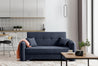 Laine 2-3 Sitzer Sofa mit Schlaffunktion und Bettkasten Federkern