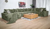 Couchgarnitur Polstergarnitur MAKEMO LCAL 200ZA C 160AR Polsterecke Wohnlandschaft