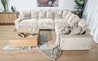 Couchgarnitur Polstergarnitur MAKEMO AL200 C 160AR Polsterecke Wohnlandschaft