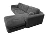 Couchgarnitur Polstergarnitur ROUND AL180 LCAR Polsterecke Wohnlandschaft