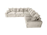 Couchgarnitur Polstergarnitur MAKEMO AL200 C 160AR Polsterecke Wohnlandschaft