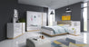 Schlaffzimmer komplett ARCO weiß Bett Kleiderschrank 2 x Nachtisch Kommode Neu
