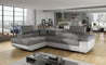 Couch Garnitur Sofa Sofagarnitur ANTON L Schlaffunktion Wohnlandschaft NEU