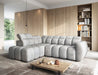 Couchgarnitur FALCONN Couch Polstergarnitur Eckcouch Ecksofa mit Schlaffunktion und Bettkasten