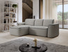 Ume Wohnzimmer Ecksofa Couchgarnitur Polstergarnitur Eckcouch mit Schlaffunktion mit Relaxfunktion.