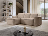 Ume Wohnzimmer Ecksofa Couchgarnitur Polstergarnitur Eckcouch mit Schlaffunktion mit Relaxfunktion.