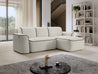 Ume Wohnzimmer Ecksofa Couchgarnitur Polstergarnitur Eckcouch mit Schlaffunktion mit Relaxfunktion.