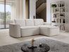 Ume Wohnzimmer Ecksofa Couchgarnitur Polstergarnitur Eckcouch mit Schlaffunktion mit Relaxfunktion.