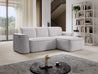 Ume Wohnzimmer Ecksofa Couchgarnitur Polstergarnitur Eckcouch mit Schlaffunktion mit Relaxfunktion.