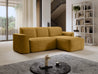 Ume Wohnzimmer Ecksofa Couchgarnitur Polstergarnitur Eckcouch mit Schlaffunktion mit Relaxfunktion.