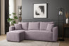 Couchgarnitur Eckcouch CAPRI L-Form, Schlaffunktion, CORD Stoff, Bettkasten und Seitenlehnen