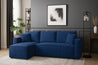 Couchgarnitur Eckcouch CAPRI L-Form, Schlaffunktion, CORD Stoff, Bettkasten und Seitenlehnen