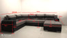 Sofa Couch Garnitur Sofagarnitur CHIEF U mit Schlaffunktion Wohnlandschaft