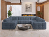 Couchgarnitur Flavi U-Form | Modernes Design Sofa mit Federung