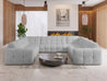 Couchgarnitur Flavi U-Form | Modernes Design Sofa mit Federung