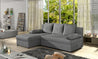 Couchgarnitur Sofa Sofagarnitur Gino mit Schlaffunktion Bettkasten Wohnlandschaft