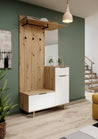 Nordic A Garderobe, Flurmöbel mit Spiegel
