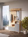 Nordic C Garderobe mit Spiegel Flurmöbel