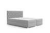 Boxspringbett Nadia Kristalsteine 120x200 140x200 160x200 180x200 cm Doppelbett mit 2 Bettkästen Bonellmatratze und Topic