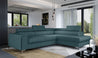 Couch Garnitur Sofa Sofagarnitur Laurence mit Schlaffunktion Bettkasten 40 Stoff und Farbvarianten, Wohnlandschaft