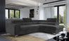 Couch Garnitur Sofa Sofagarnitur Laurence mit Schlaffunktion Bettkasten 40 Stoff und Farbvarianten, Wohnlandschaft