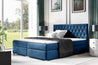 Boxspringbett Nadia Kristalsteine 120x200 140x200 160x200 180x200 cm Doppelbett mit 2 Bettkästen Bonellmatratze und Topic