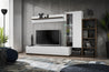 Wohnwand SILK II TV Sideboard Vitrine Regal mit LED Wohnzimmermöbel