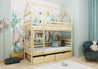 Etagenbett Alex Stockbett Kinderbett umweltfreundlich 3x lackiert aus Vollholz.