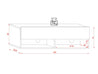 Sideboard TV-Schrank Derby 100, 140, 200 oder 280 cm.