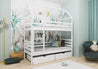 Etagenbett Alex Stockbett Kinderbett umweltfreundlich 3x lackiert aus Vollholz.