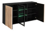 Wohnwand CAMERON Kommode 160/92/40 cm mit LED Wohnzimmermöbel