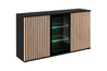 Wohnwand CAMERON Kommode 160/92/40 cm mit LED Wohnzimmermöbel