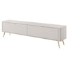 Sideboard Lant Lowboard TV Fernsehschrank 200 cm 2d beige