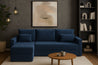 Couchgarnitur Eckcouch CAPRI L-Form, Schlaffunktion, glatt, Bettkasten und Seitenlehnen
