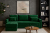 Couchgarnitur Eckcouch CAPRI L-Form, Schlaffunktion, glatt, Bettkasten und Seitenlehnen