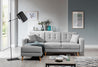 Asgard L Couch Garnitur Sofa Sofagarnitur in L Form mit Schlaffunktion und Betkasten Wohnlandschaft NEU