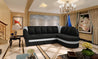 Sofa Couchgarnitur BENAMO Couch Federkern Polesterecke mit Schlaffunktion und Bettkasten