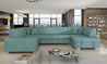 Havana Couchgarnitur in U Form mit Schlaffunktion und Bettkasten Sofa Couch Wohnlandschaft Polstergarnitur Eckkouch