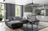 Lacante Couchgarnitur in U Form mit Schlaffunktion und Bettkasten Sofa Couch Wohnlandschaft Polstergarnitur Eckkouch