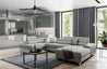 Lacante Couchgarnitur in U Form mit Schlaffunktion und Bettkasten Sofa Couch Wohnlandschaft Polstergarnitur Eckkouch