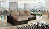 Couch Garnitur Sofa Sofagarnitur NEGRO mit Schlaffunktion und Bettkasten Wohnlandschaft