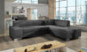 Porto Couch Garnitur Sofa Sofagarnitur in L Form mit Schlaffunktion und Betkasten Wohnlandschaft NEU